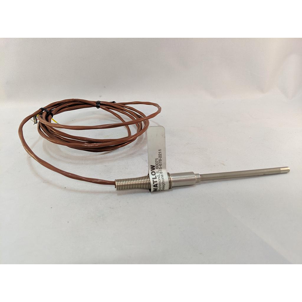 | OBSOLETE | TYPE K T/C, 3/16"DIA, 3" LONG, 6' PFA W/DRAIN SPLIT LEADS FACTORY ERROR, NO COST TO BRANOM