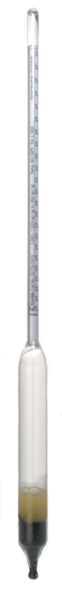 HYDROMETER BRINE 0-100% 1 DEG DIVISION CHASE #2511 2511 SALINOMETER