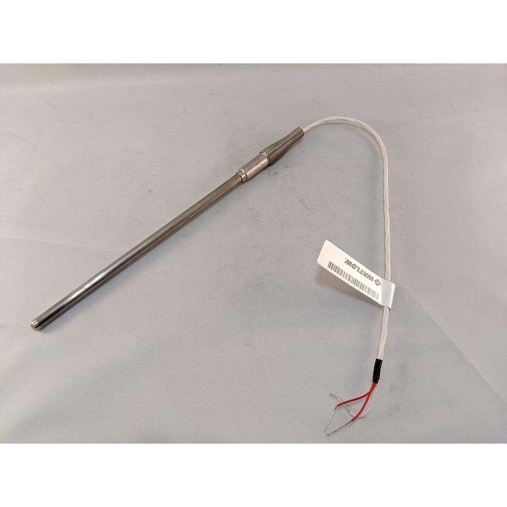 Watlow 3 Wire Rtd 1/4"Od x 6"Long 316SS Sheath w/1' Leadwire