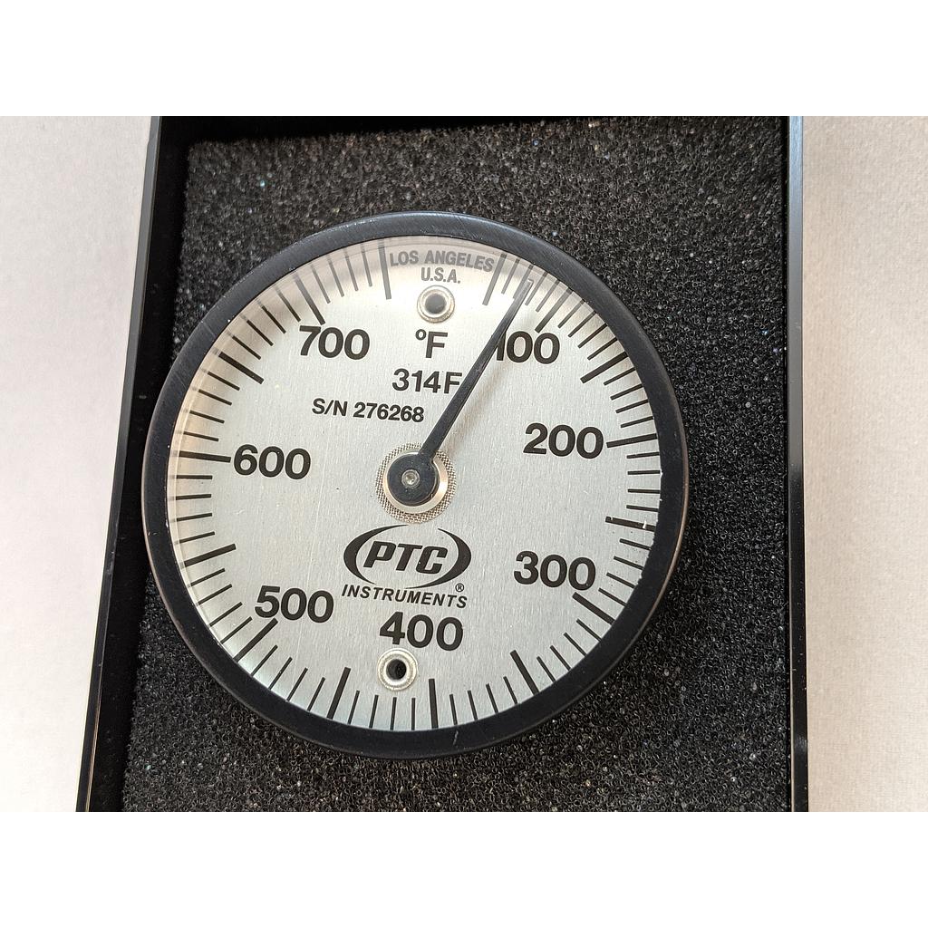 SURFACE THERMOMETER MAGNET 50/750F 10F DIVISIONS 2% ACCURACY