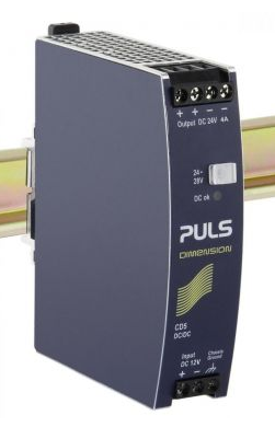 PULS DC/DC Converter, 96W, 12VDC In, 24-28VDC Out, 4-3.4A