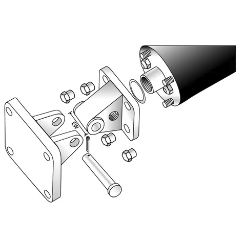 Bellofram Clevis Bracket Mount Size 12