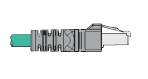 Turck Ethernet Cordset, Connection Cordset (RJ45S 441-2M)