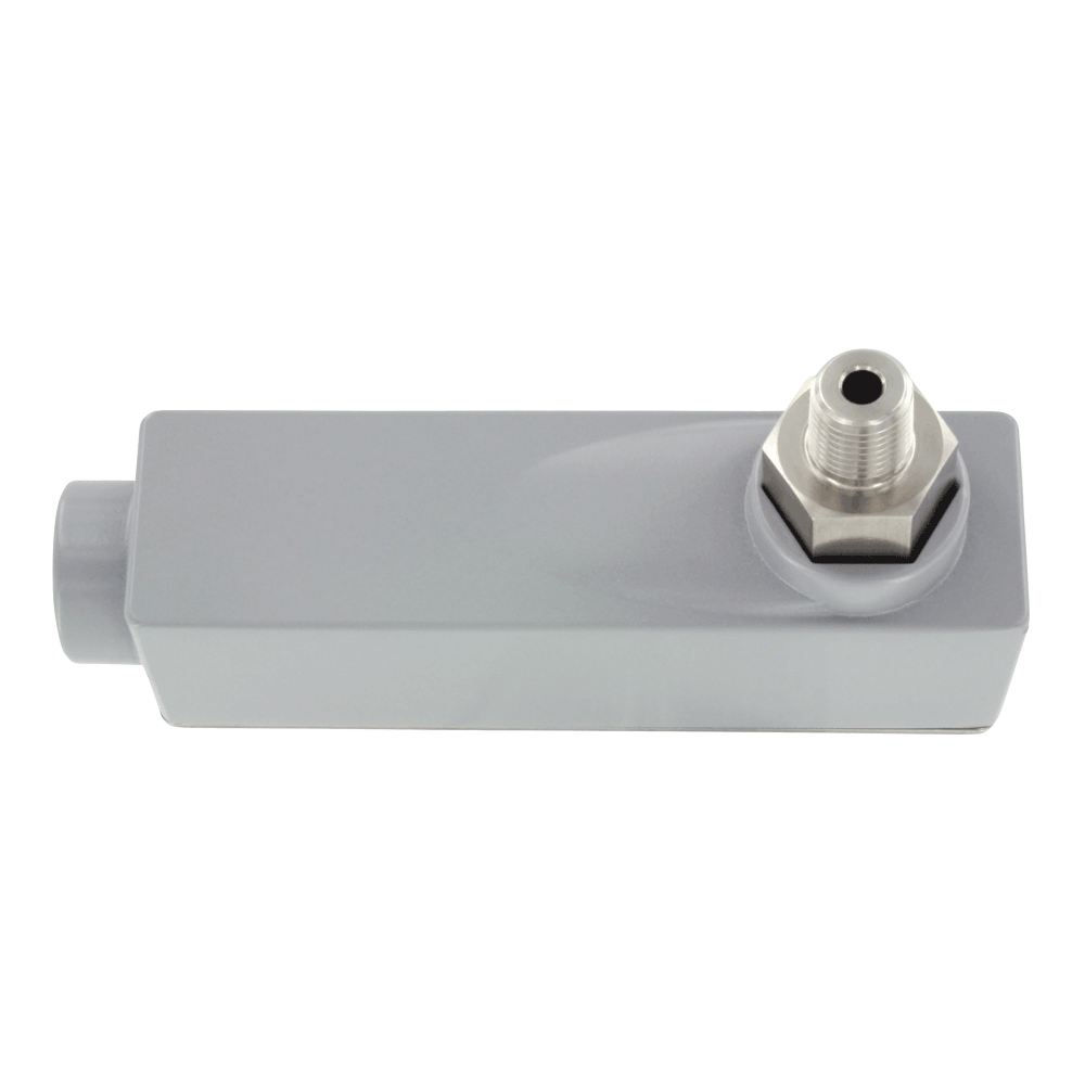Industrial pressure transmitter, conduit box housing, 1/4" male NPT, 1/2" female NPT conduit connection, 4-20 mA, range 0-100 psig