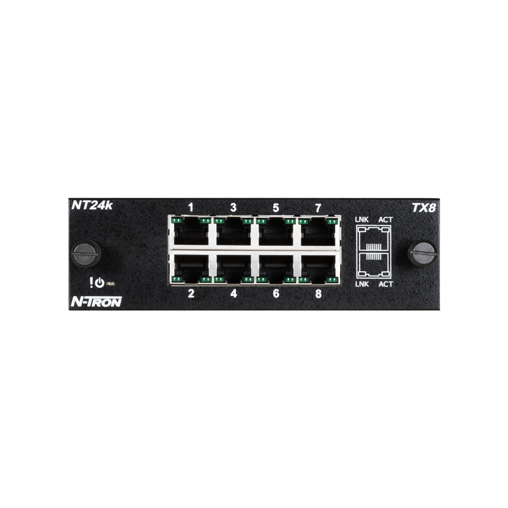 NT24k Series, N-Tron NT24k® Module 8 Port 10/100/1000BaseT