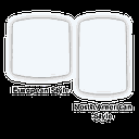 Wall mount temperature transmitter with 4 to 20 mA output