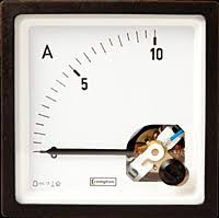 MODEL E242-48MM X 48MM, SHORT SCALE DC VOLTMETER, R = 0/10VDC, S = 0/100%