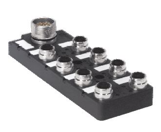 Turck Actuator and Sensor Junction Box, 8 Port (8MB12Z-5P3-CS19H)