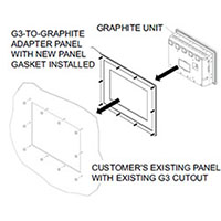 Graphite Series, G3AD- Adapter Panel, G310 to G10