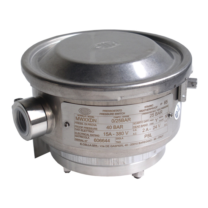 Wika MW SERIES DIAPHRAGM PRESSURE SWITCH, 0-16BAR