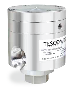 DH Series Pressure Reducing Regulator, Dome Loaded, 316SS, 0-50PSI, 1" Inlet/Outlet, No Gauge