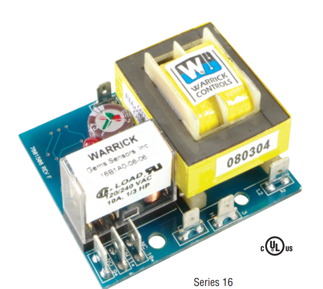 SERIES 16, DIRECT/26K OHMS, 120VAC 1/8 DIN NO ENCLOSURE