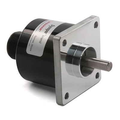 Dynapar HR25 Series Encoder, Shielded Bearings, 1024PPR, Flange Mount, 1/4" Shaft, End Mount Connector