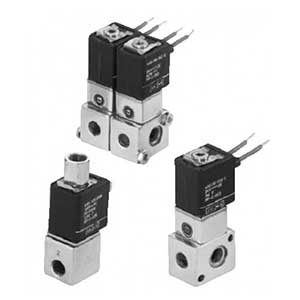 380 Series Sub-Miniature Solenoid Valve (8380), 1/8" NPT, 24 VAC, 3 Way-3/2 NC