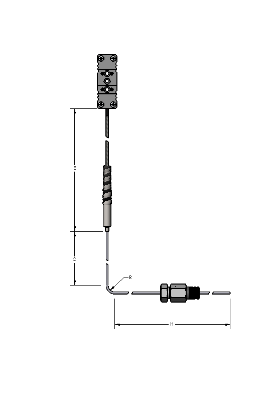 Watlow AF Style Ungrounded Thermocouple (Af-2018933)