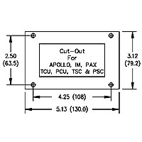 Apollo, IM, PAX, TCU, PCU, TSC, PSC and PXU Mounting Panel