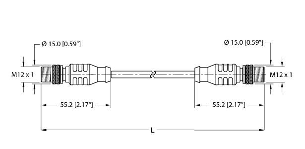 Turck Extension Cable (RSSD RSSD 441-2M)