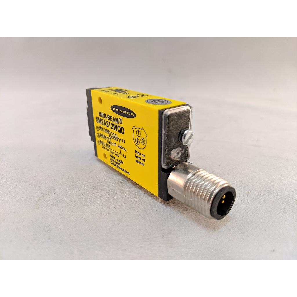 SM2A312WQD - MINI-BEAM AC Voltage Series Sensor