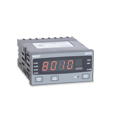 WEST 8010+ TEMPERATURE CONTROLLER, UNIVERSAL INPUT, (2) RELAY OUTPUTS