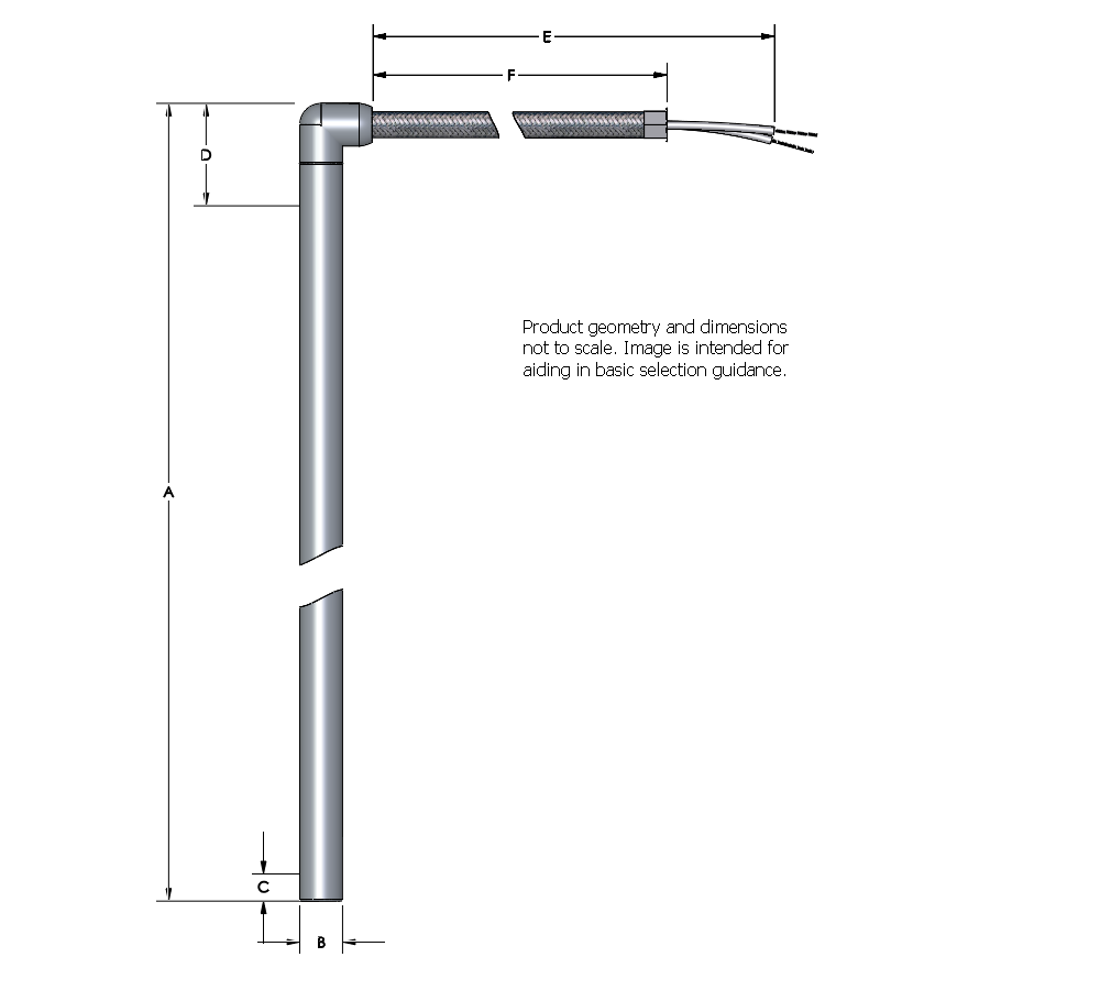 Watlow Firerod Heater 1/2" x 16"