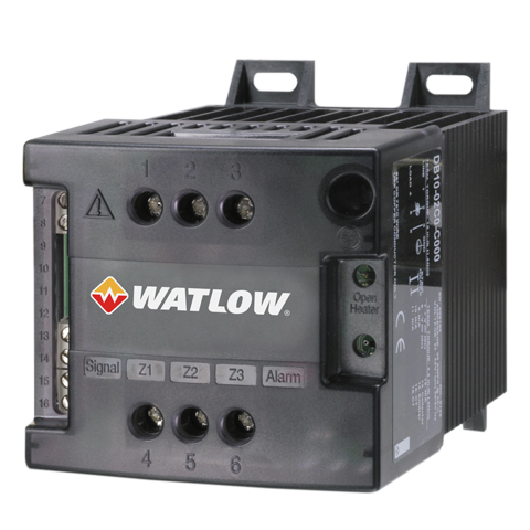 Watlow DIN A Mite 'B' Style Power Control, 3Ph, 120 - 240 VAC, 200-240 VAC Contactor Output, No Alarm