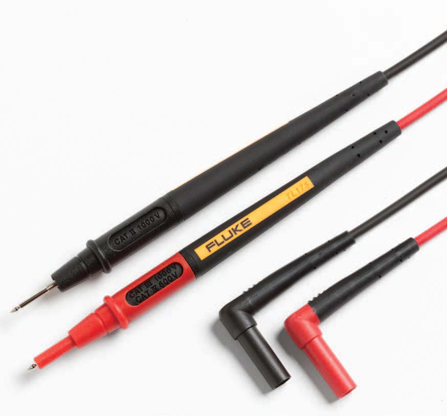 TL175 Fluke TWISTGUARD TM TEST LEADS, 2MM DIA PROBE TIPS