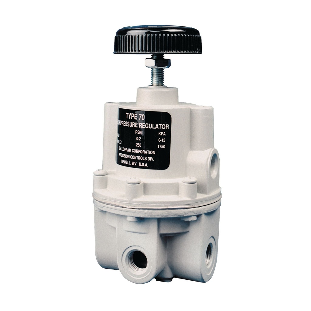 Bellofram T70 BP High Flow Back Pressure Regulator, 3/8" NPT, 0-150 psi