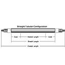 Watlow Watrod Heater, Custom Config, Double Ended