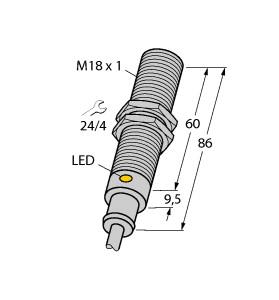 Turck Inductive Sensor (BI5-M18T-AZ3X)