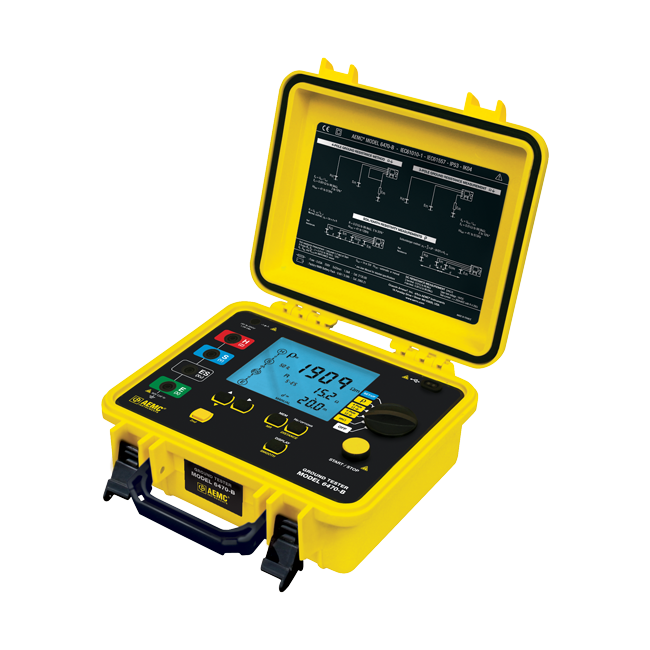 AEMC 6471 Ground Resistance Tester w/Probes