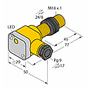 Turck Inductive sensor (BI5-P18SK-AP6X2 65MM)