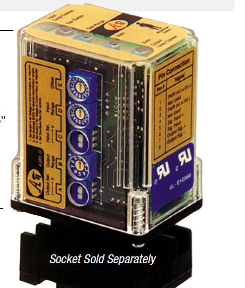 PLUG-IN DC/DC TRANSMITTER, FIELD RANGEABLE, 115VAC