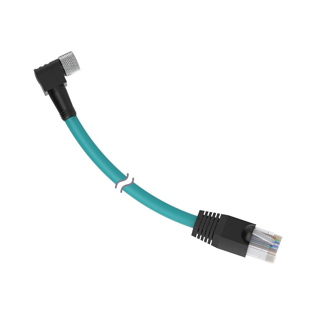 Cordset M8 Threaded to RJ45 Double Ended (IVUC-E-406R)