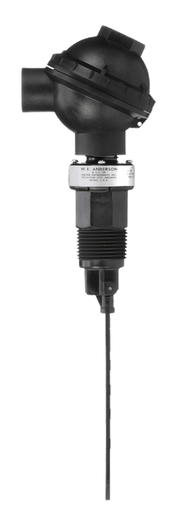 Flotect Vane Operated Flow Switch, Polyphenylene Sulfide (PPS) Vane & Body, Universal, Trimmable Vane, Weatherproof Phenylpolioxide Housing, 1" NPT Process Connection