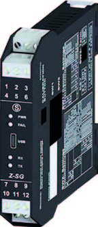 SENECA STRAIN GAUGE TO MODBUS CONVERTER MODULE, DIN-RAIL MOUNT