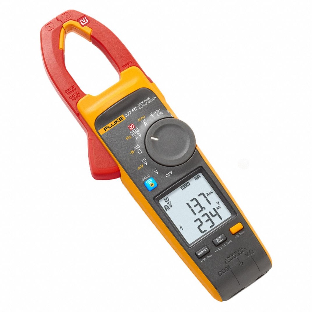 Fluke 378 FC Non-Contact Voltage True-rms AC/DC Clamp Meter with iFlex