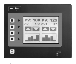 RED LION MODEL G306M - GRAPHIC MONOCHROME LCD OPERATOR INTERFACE  TERMINAL WITH QVGA DISPLAY AND TOUCHSCREEN, OUTDOOR