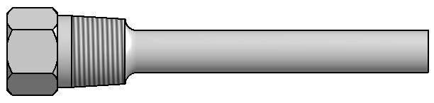 Watlow Thermowell Style Tt - Threaded 4" Immersion Length