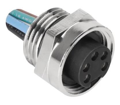 Turck Actuator and Sensor Receptacle, Front Mount (RKF 40-0.5M/NPT)