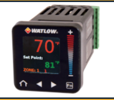 Watlow Package Size 1/16Th DIN Panel Plus, Primary Function C = PID Controller w/Universal Input Power Supply 1 = 100 To 240 VAC Output 1 and 2 Ak - Out1 = None : Out2 = SSr 0.5A, Spst-No Communications B = Bluetooth Auxiliary Control Functions A = None Output 3 and 4 Aa - Out3 = None : Out4 = None, Selection P = PM Plus Standard (Isolated Input 1, Input 2 Is Always Isolated) Custom Options Wp = Logo Face Plate (PM6C1AK-BAAAPWP)