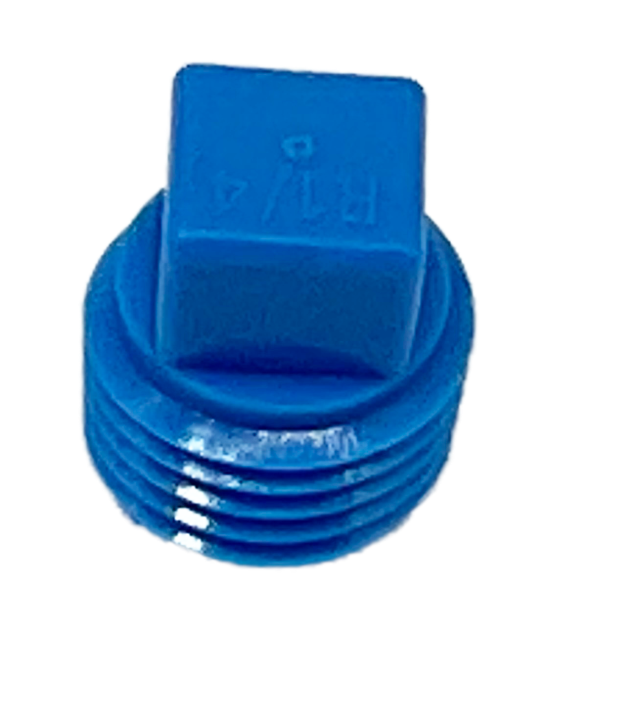 1/4" plastic plug for test cocks - 50 count