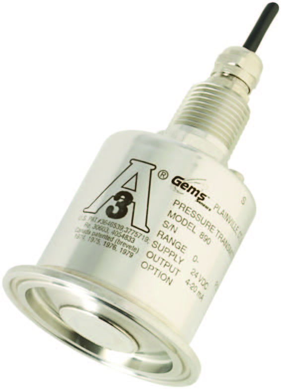 Model 890 Pressure Transmitter, Range 0-5 Psig, Supply 24VDC Output 4-20mA