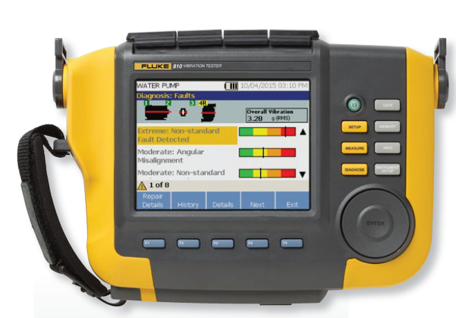 FLUKE 810/+TRNG - VIBRATION TESTER PLUS TRAINING PROGRAM BOOK