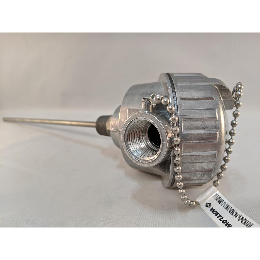 Watlow 3-Wire Rtd w/Cast Alum Connection Head, 79.5" SS Sheath, 1/2"NPT