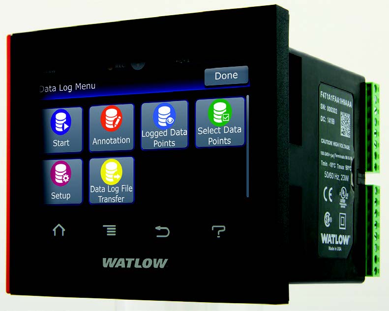 Series D4T Datalogger, 1/4 DIN