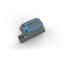 Flomec TM Series Turbine Flow Meter, 1-1/2" Spigot,  Battery Powered Display, Schedule 80 PVC for Water