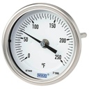 Wika TG.53 Series Bimetal Thermometer, 0 to 250 °F