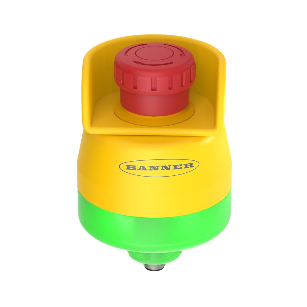 Emergency Stop With Isd: 30 Mm Mount With 40 Mm Push Button (SSA-EB1PLGRS1-0DECQ8)