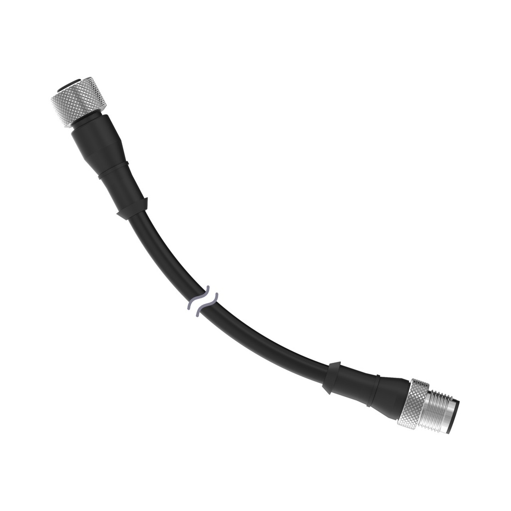 M12 Quick Disconnect Cable Double-Ended (MQDEC-506SS)