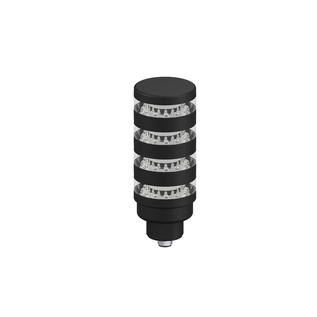 Tl50 Pro Tower Light, Beacon Black Housing: 4 Segment (TL50PBL4Q)